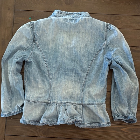 Vintage Ralph Lauren Jeans Co. Women's 3/4 Sleeve Blue Denim Jacket/Top - Picture 3 of 5